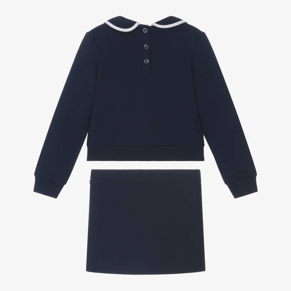 Guess-Blue Bow Skirt Set | Childrensalon Outlet