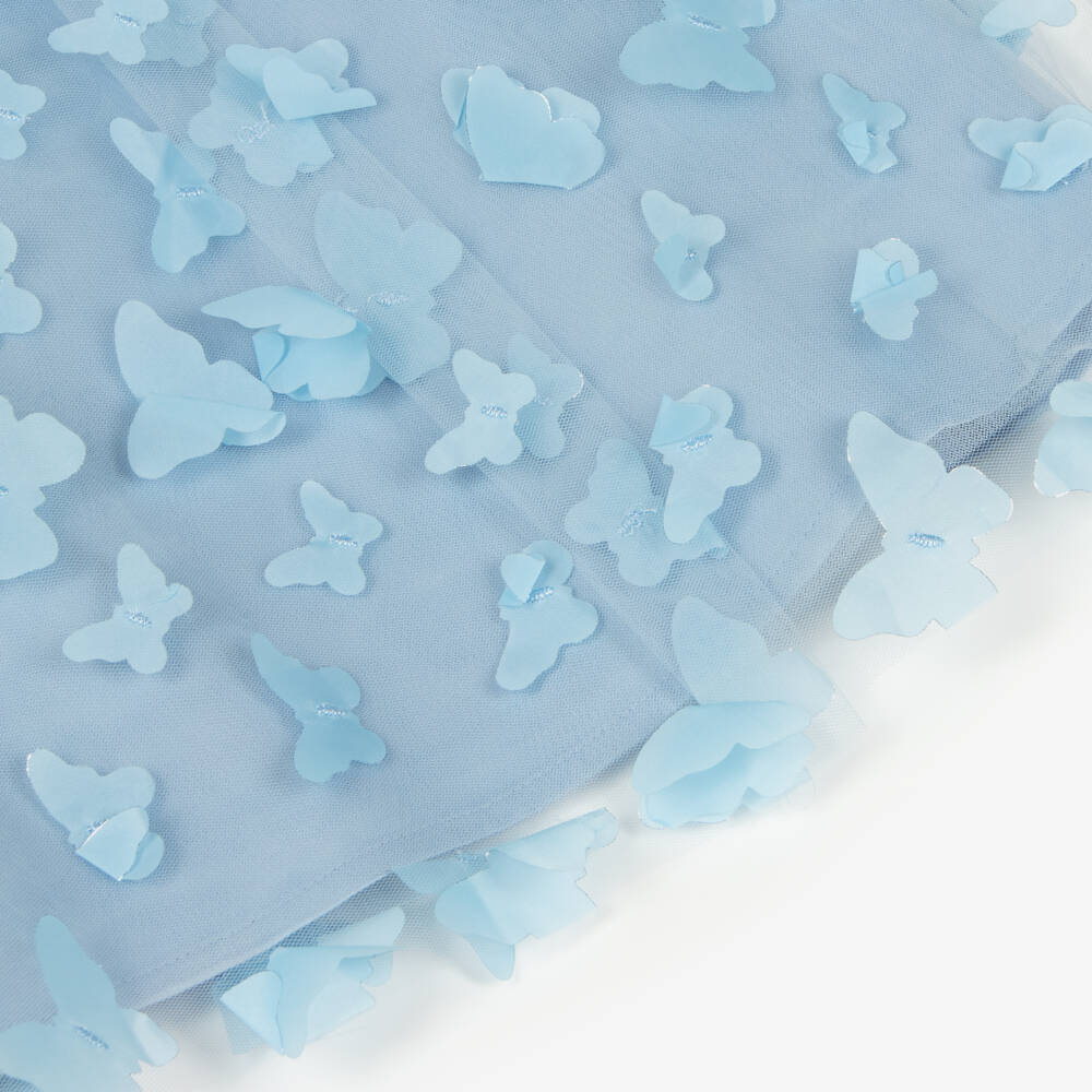 Guess-Blue Butterfly Dress | Childrensalon Outlet