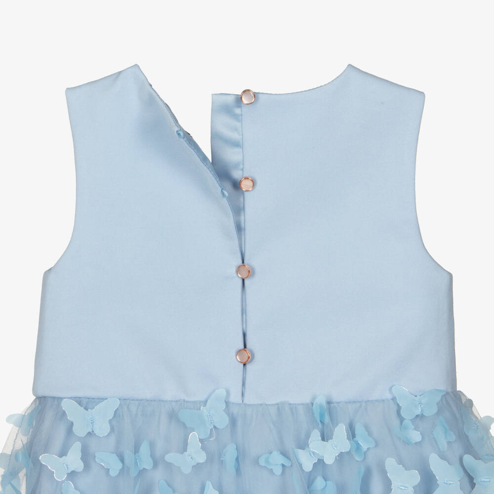 Guess-Blue Butterfly Dress | Childrensalon Outlet