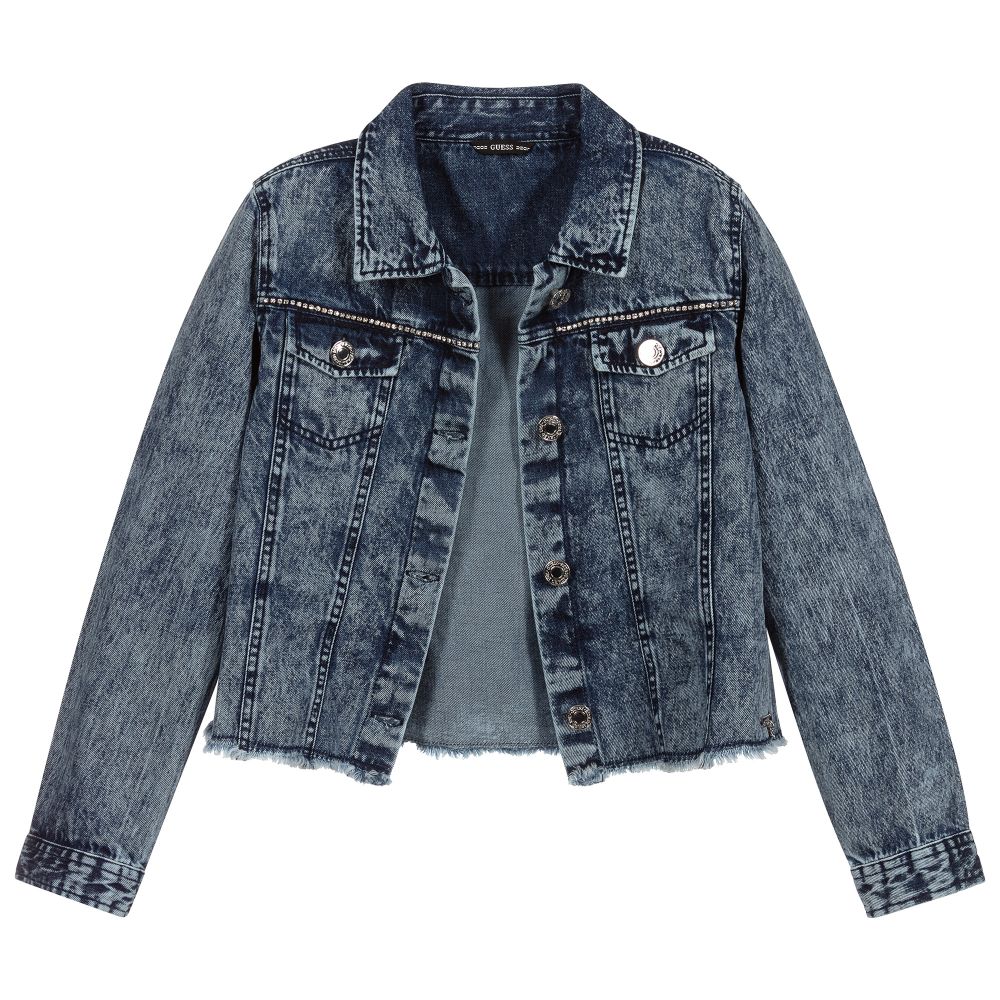 Glitter denim sale jacket