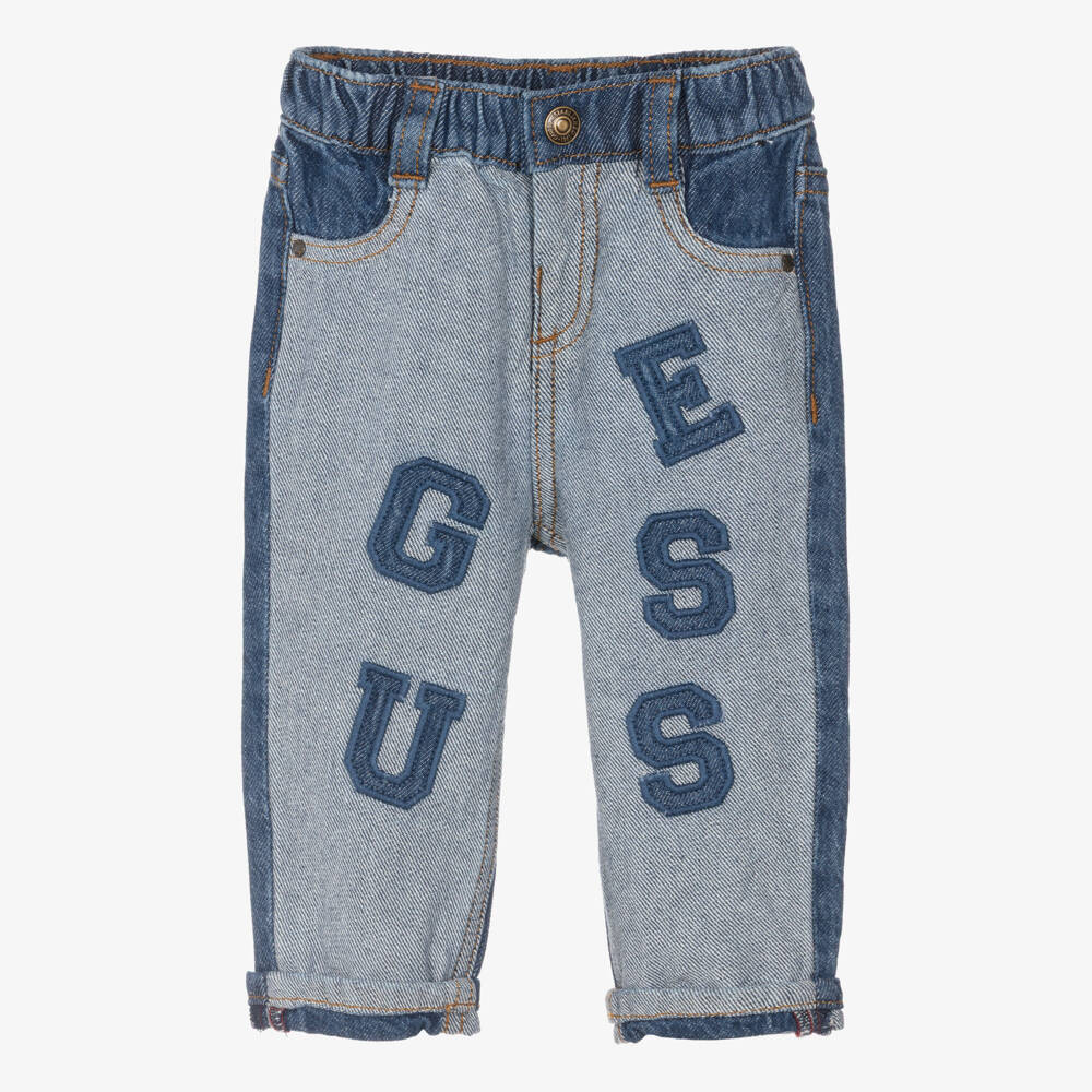 Guess-Blue Logo Jeans | Childrensalon Outlet