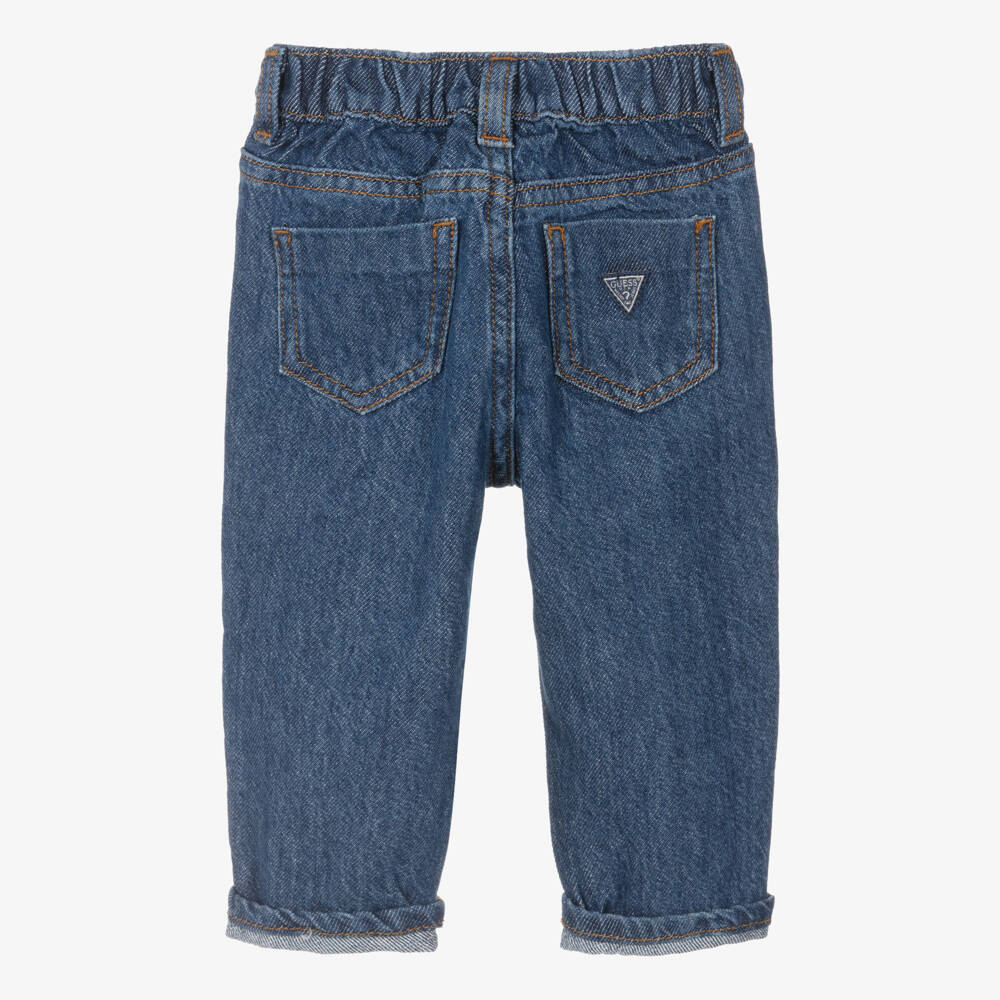 Guess-Blue Logo Jeans | Childrensalon Outlet