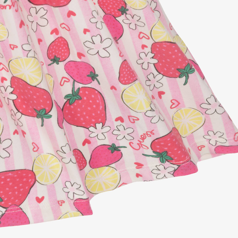 Guess-Blue Strawberry Print Dress | Childrensalon Outlet