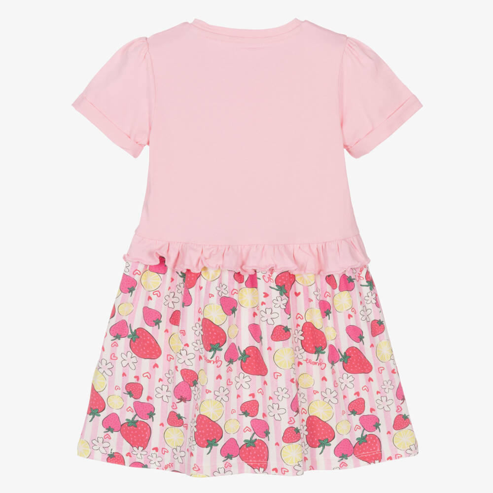 Guess-Blue Strawberry Print Dress | Childrensalon Outlet