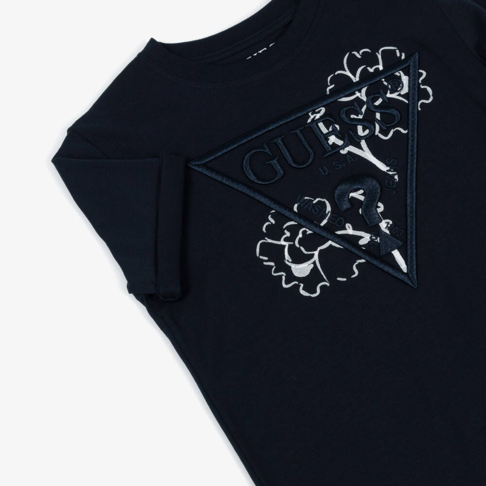 Guess-Boys Azure Organic Cotton Tee | Childrensalon Outlet