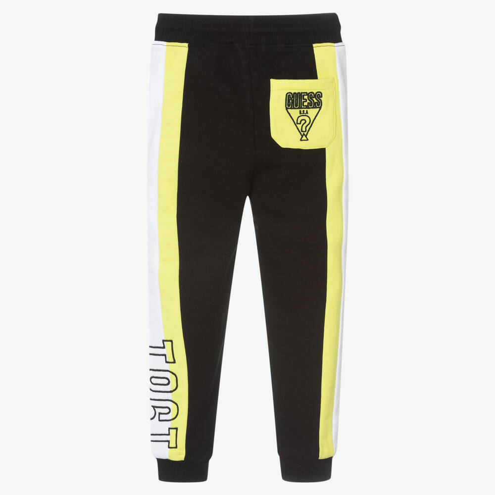 Guess-جوغرز قطن لون أسود للأولاد | Childrensalon Outlet