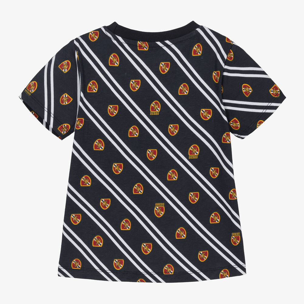 Guess-Черная хлопковая футболка для мальчиков | Childrensalon Outlet