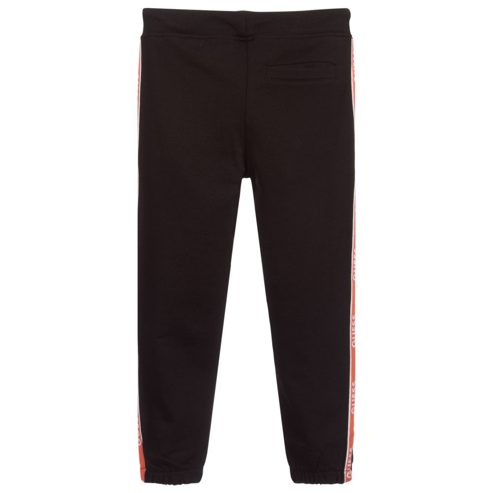 Guess-Черные спортивные брюки с логотипом для мальчиков | Childrensalon Outlet