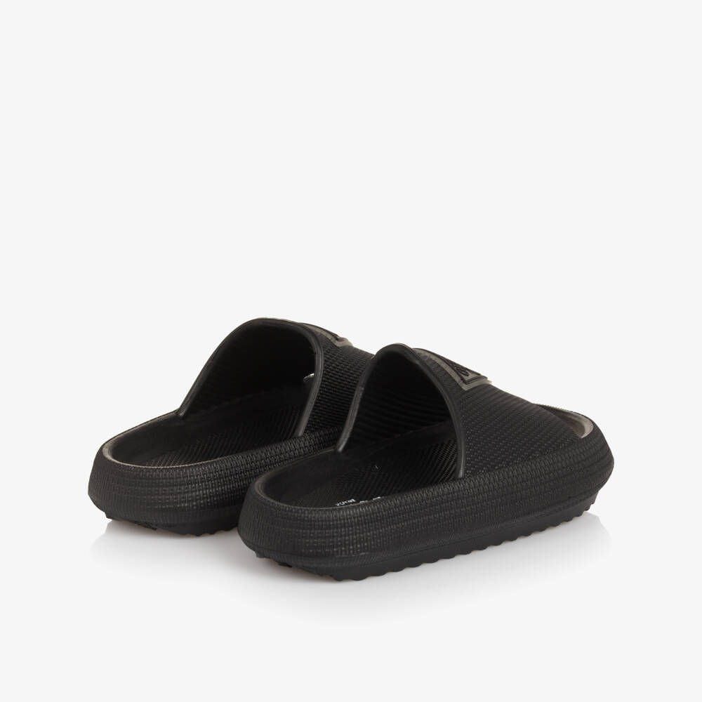 Guess-Boys Black Logo Summer Sandals | Childrensalon Outlet