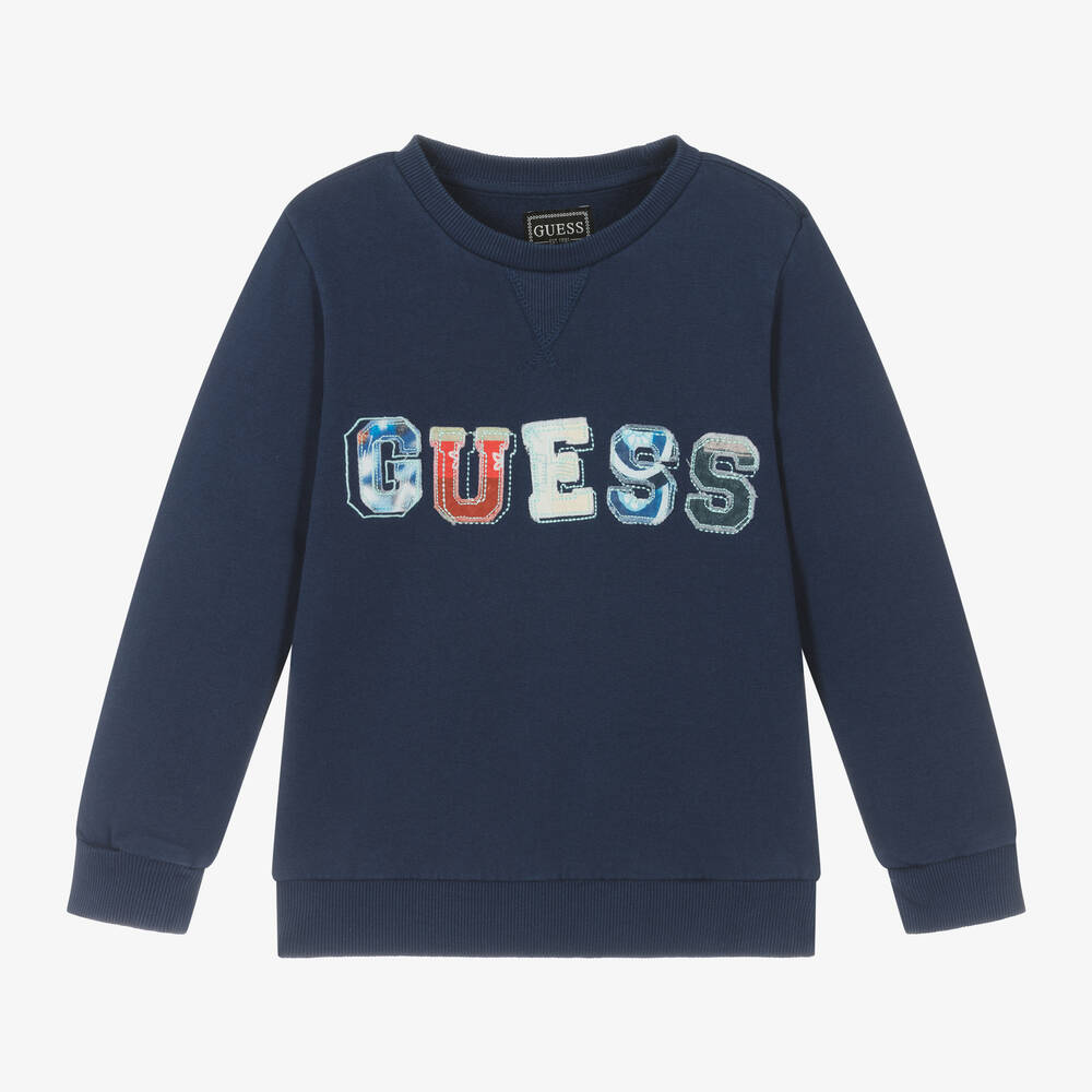 Boys Blue Cotton Sweatshirt