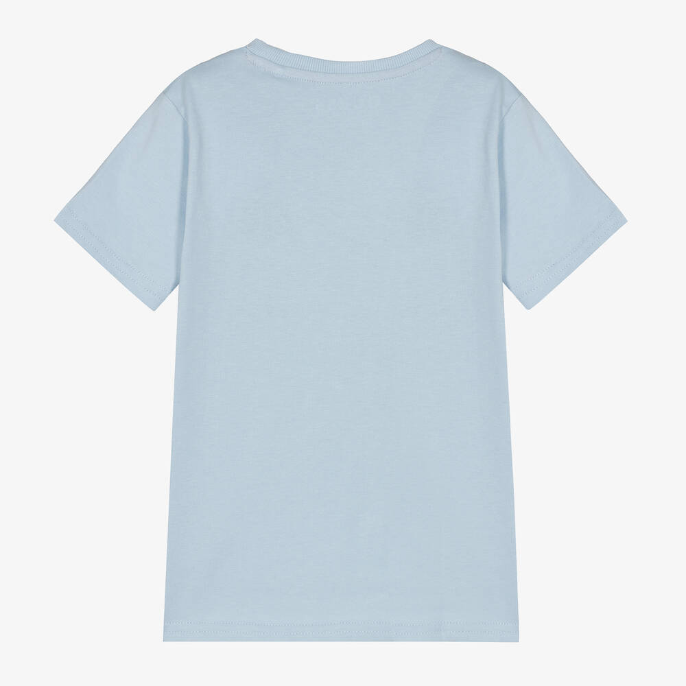 Guess-Голубая хлопковая футболка | Childrensalon Outlet