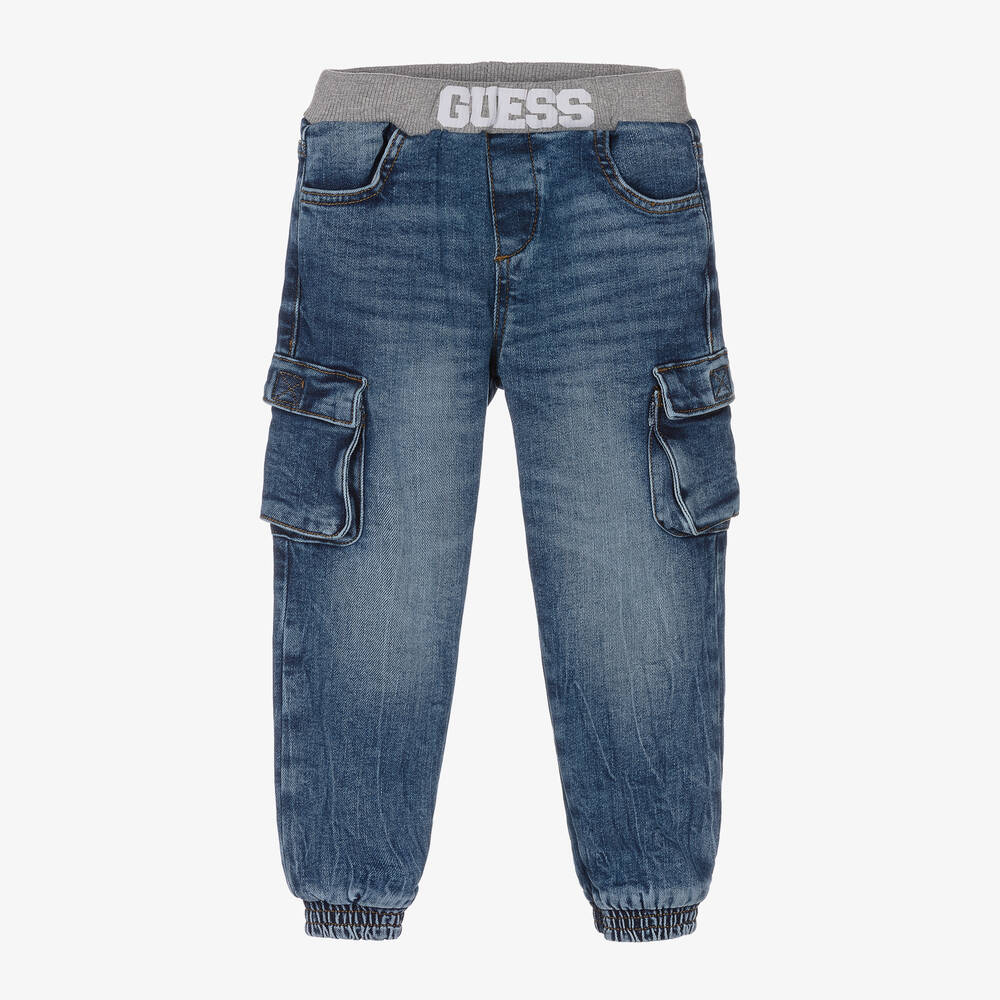 Guess - Jean bleu en denim garçon | Childrensalon