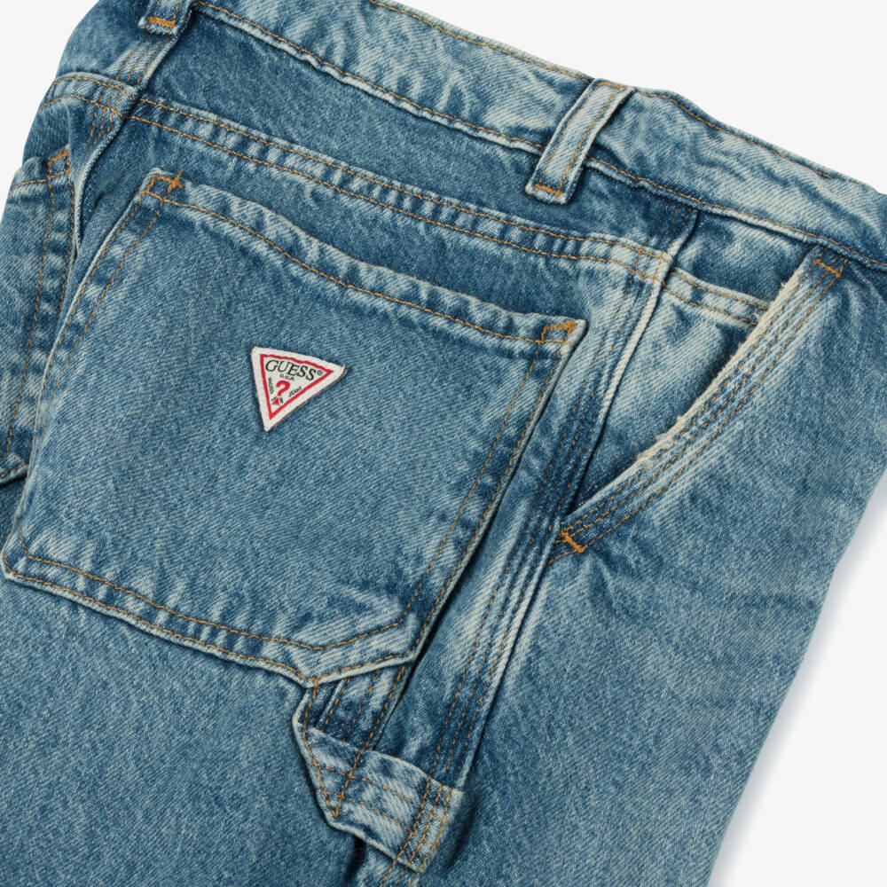 Guess-بنطلون جينز أزرق عملي للأولاد | Childrensalon Outlet