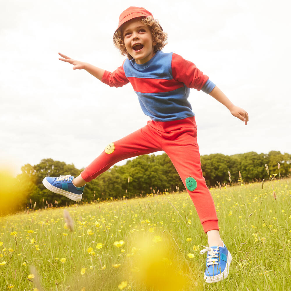 Guess - Boys Blue Lace-Up Trainers | Childrensalon Outlet