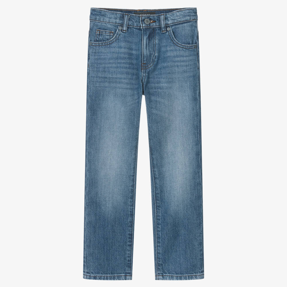 Guess - Boys Blue Oversized Denim Jeans | Childrensalon
