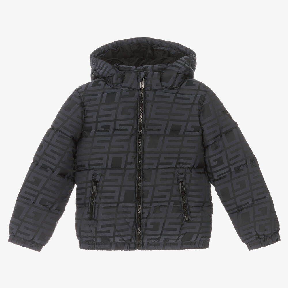 Guess - Boys Blue Padded Jacket | Childrensalon