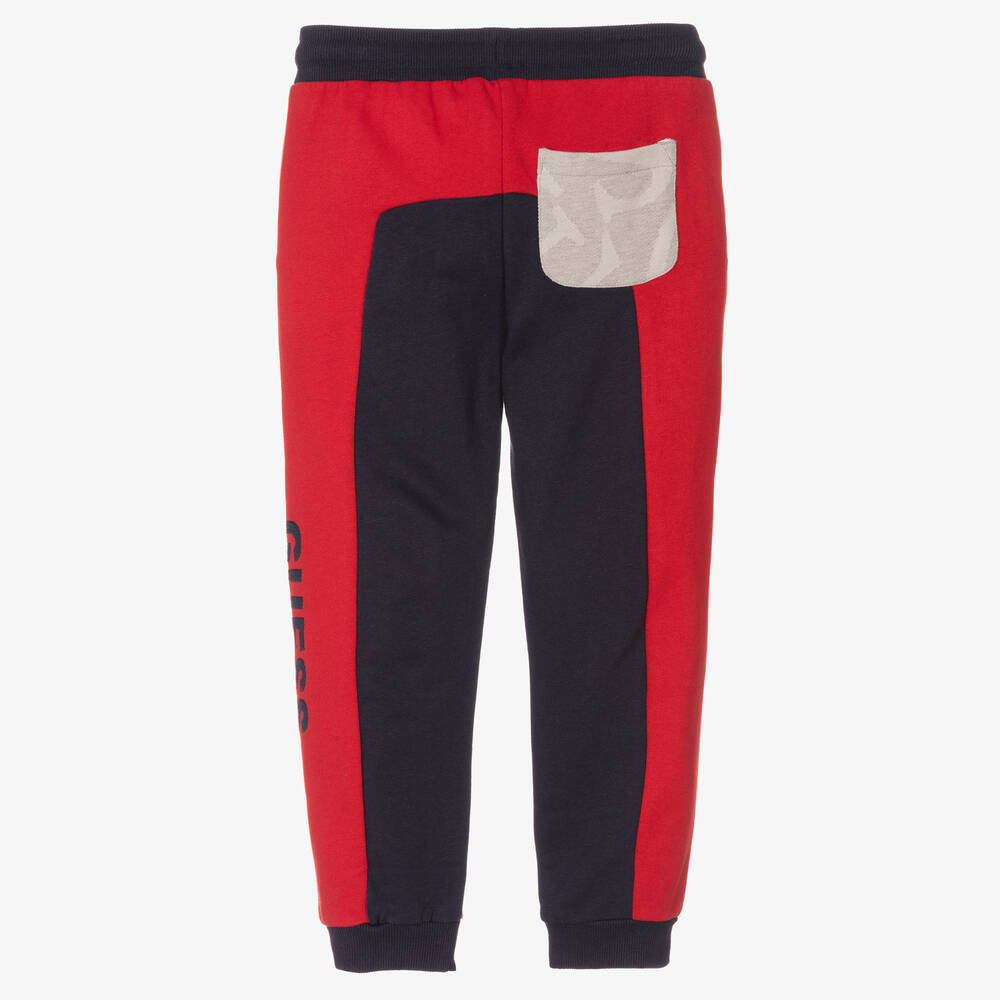 Red and hot sale blue joggers