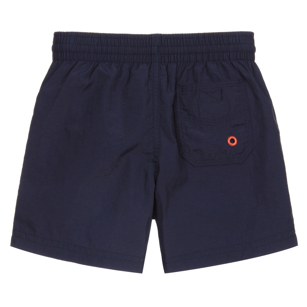 Guess-Boys Blue Swim Shorts | Childrensalon Outlet