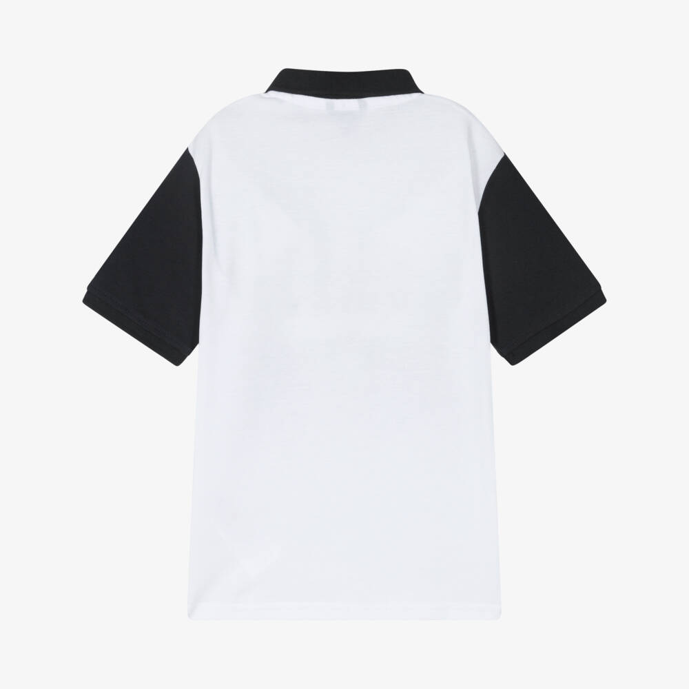 Guess-Рубашка поло синий и белый в стиле колледж для мальчиков | Childrensalon Outlet