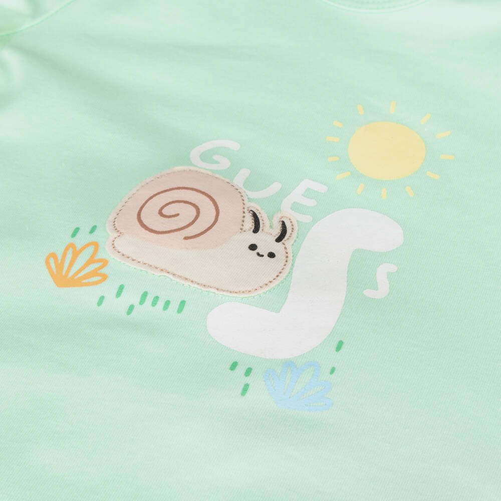 Guess-Boys Blue & Yellow Bodysuits Set | Childrensalon Outlet