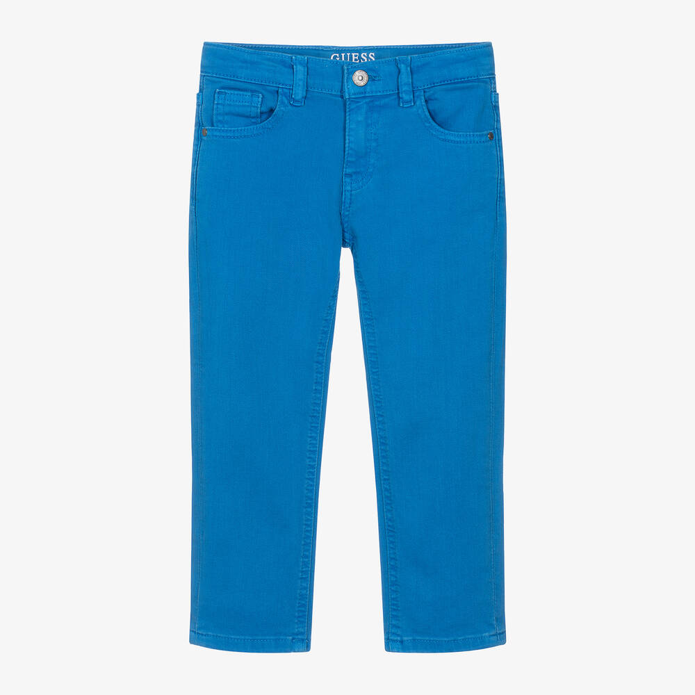 Guess-جينز قطن دنيم لون أزرق فاقع للأولاد | Childrensalon Outlet