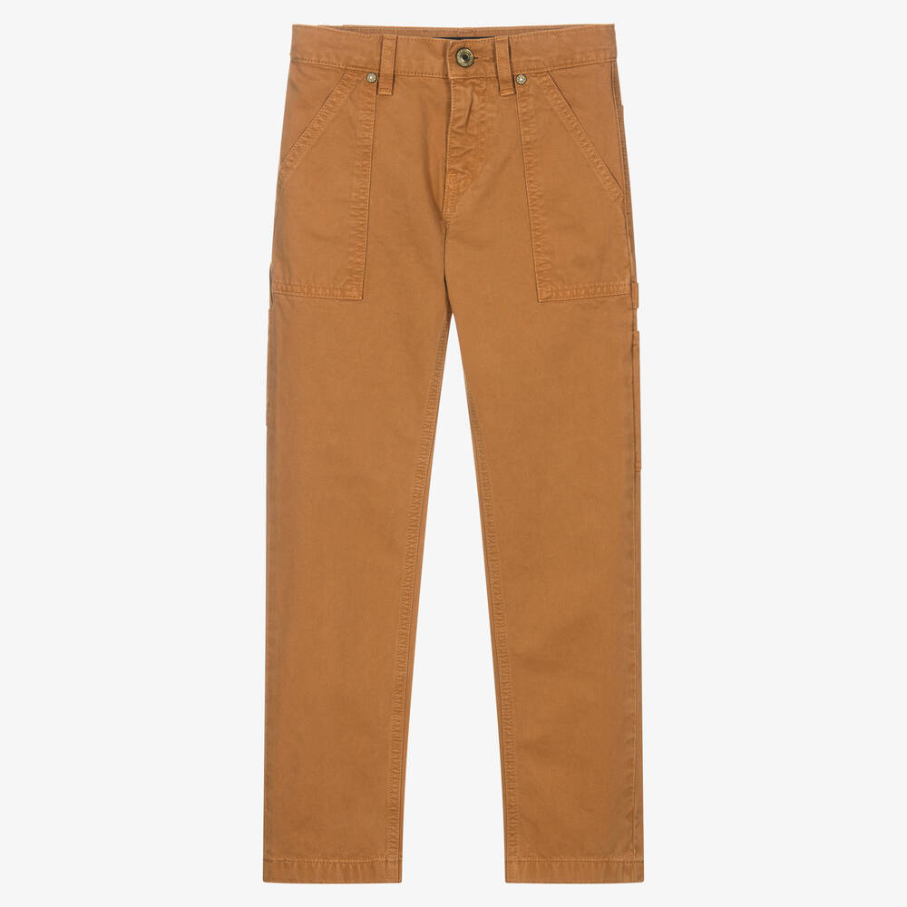 Guess - Boys Brown Carpenter Jeans | Childrensalon