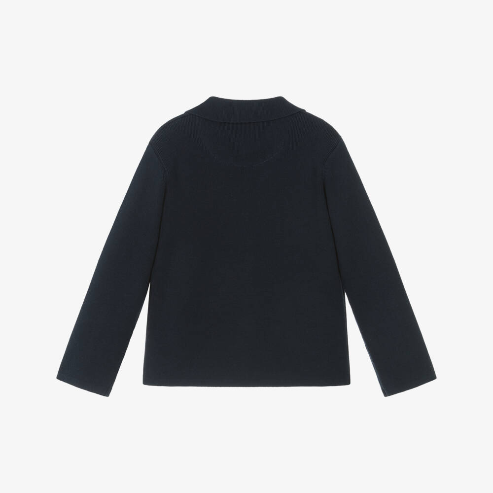 Guess-Boys Classic Navy Knit Sweater | Childrensalon Outlet