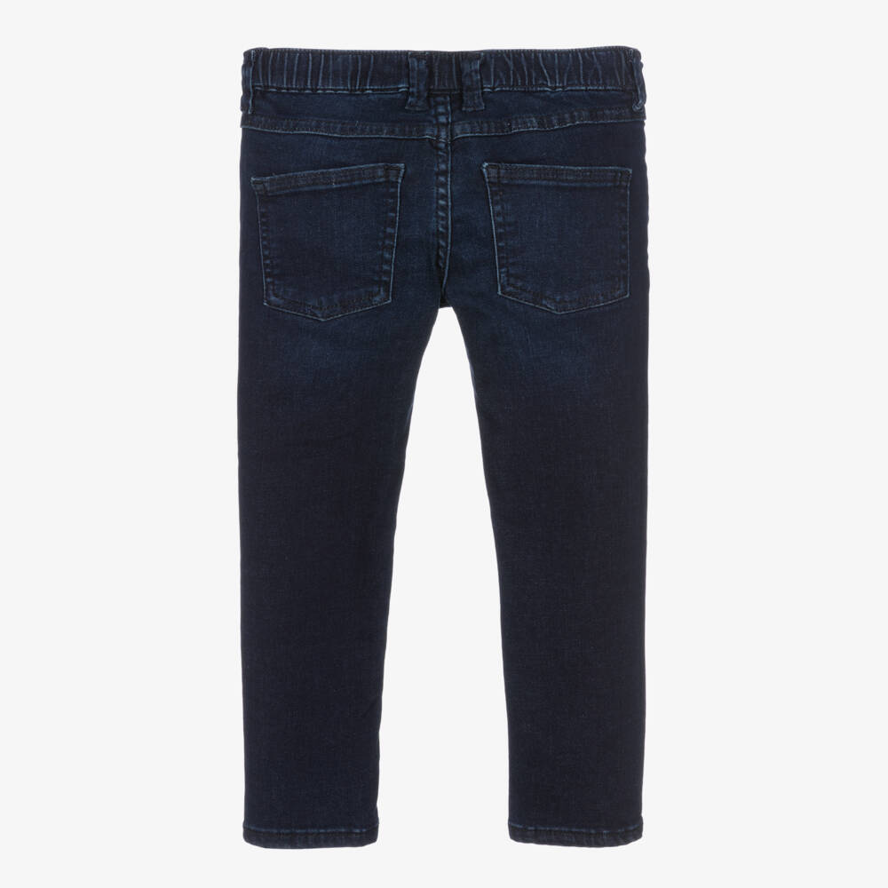 Guess-Boys Denim Blue Bear Trousers | Childrensalon Outlet