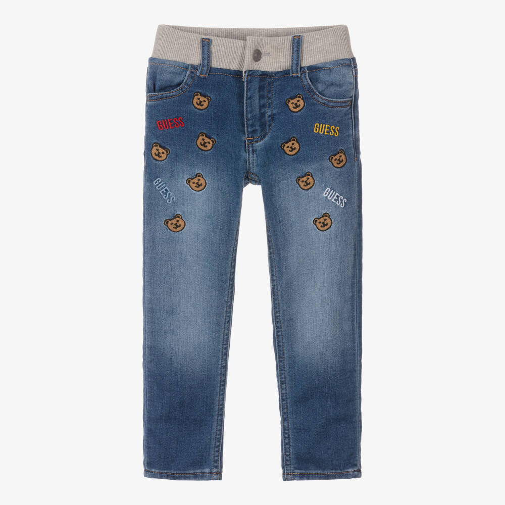 Guess-Boys Denim Blue Trousers | Childrensalon Outlet