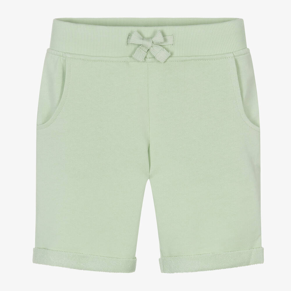 Guess-Зеленые хлопковые шорты для мальчиков | Childrensalon Outlet
