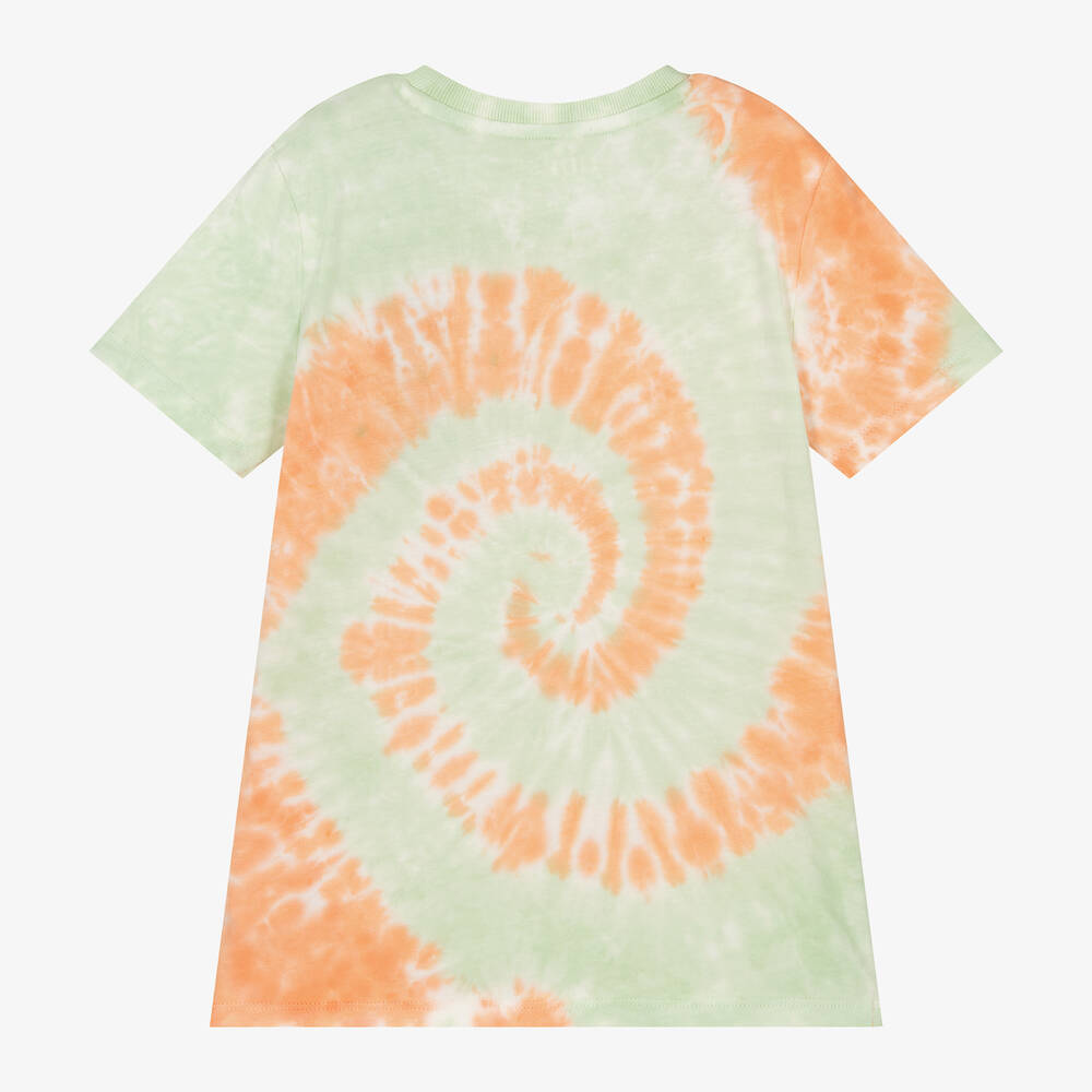 Green and orange guess shirt top