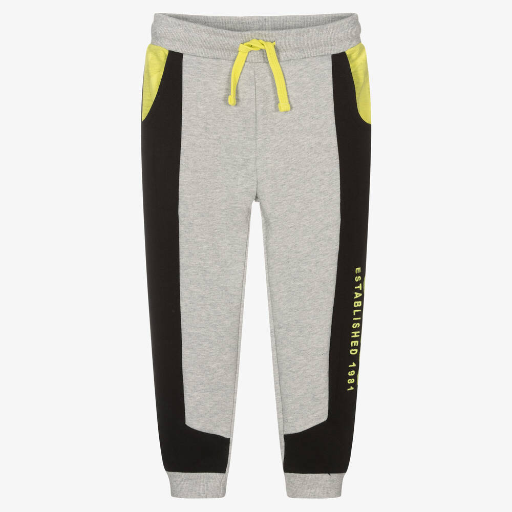 Guess - Boys Grey & Black Joggers | Childrensalon