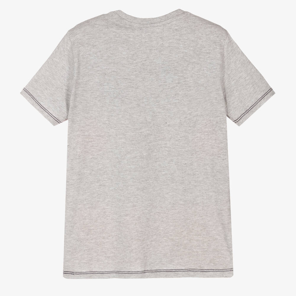 Guess-تيشيرت قطن لون رمادي للأولاد | Childrensalon Outlet