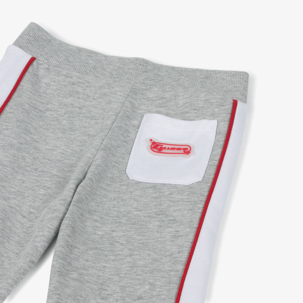 Guess-Серый хлопковый спортивный костюм для мальчиков | Childrensalon Outlet