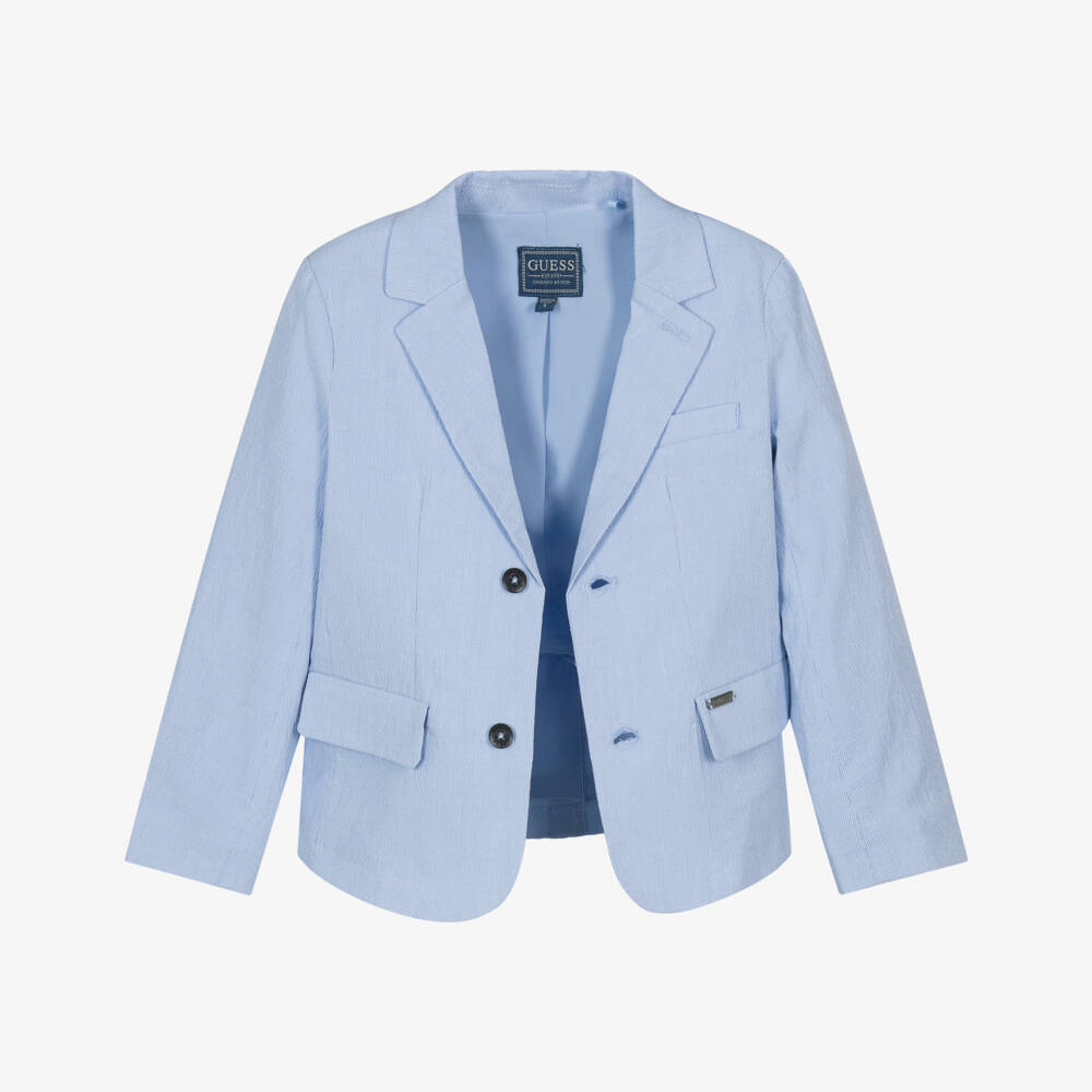 Guess-Boys Light Blue Formal Ensemble | Childrensalon Outlet