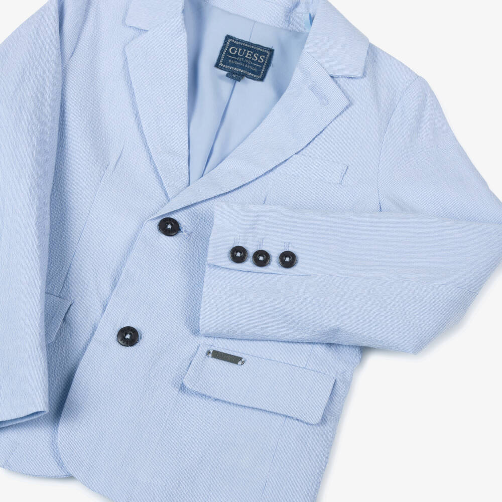 Guess-Boys Light Blue Formal Ensemble | Childrensalon Outlet