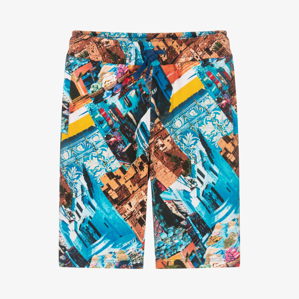 Guess - Mehrfarbige Jersey-Bermudas | Childrensalon