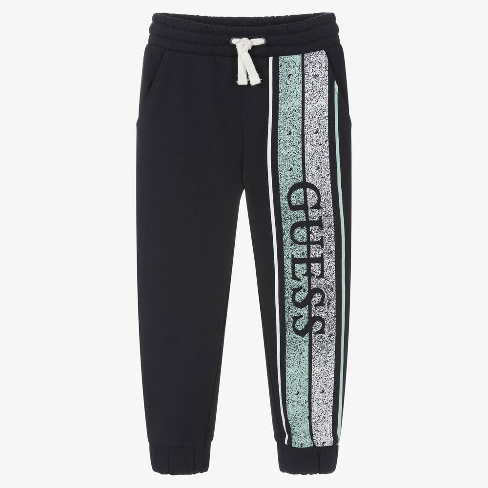 Guess - Navyblaue Baumwoll-Jogginghose | Childrensalon