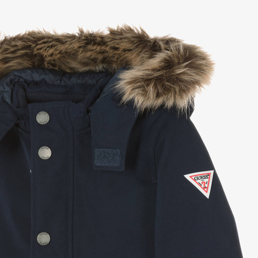 Guess parka coat hot sale