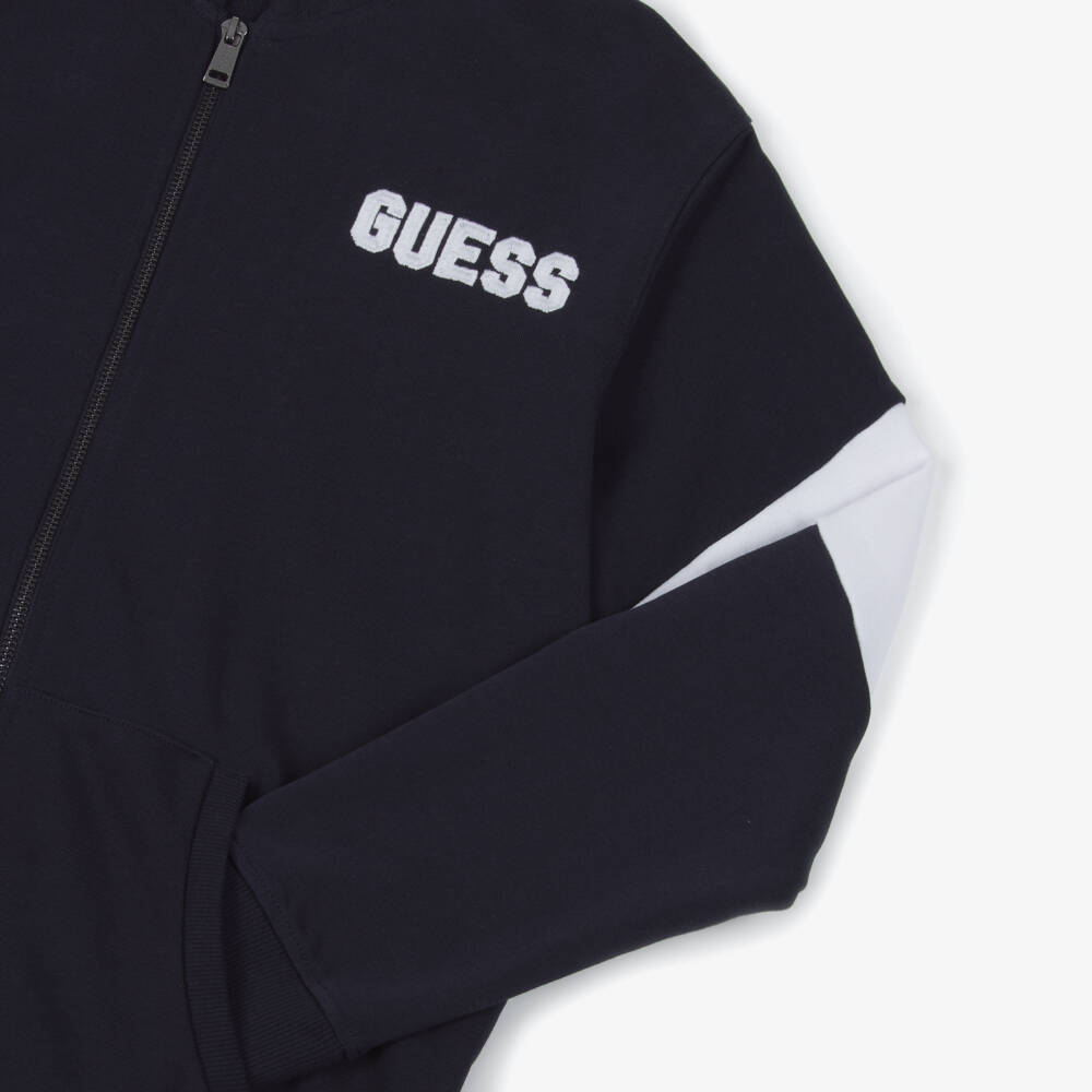 Guess-Boys Navy Cotton Active Set | Childrensalon Outlet