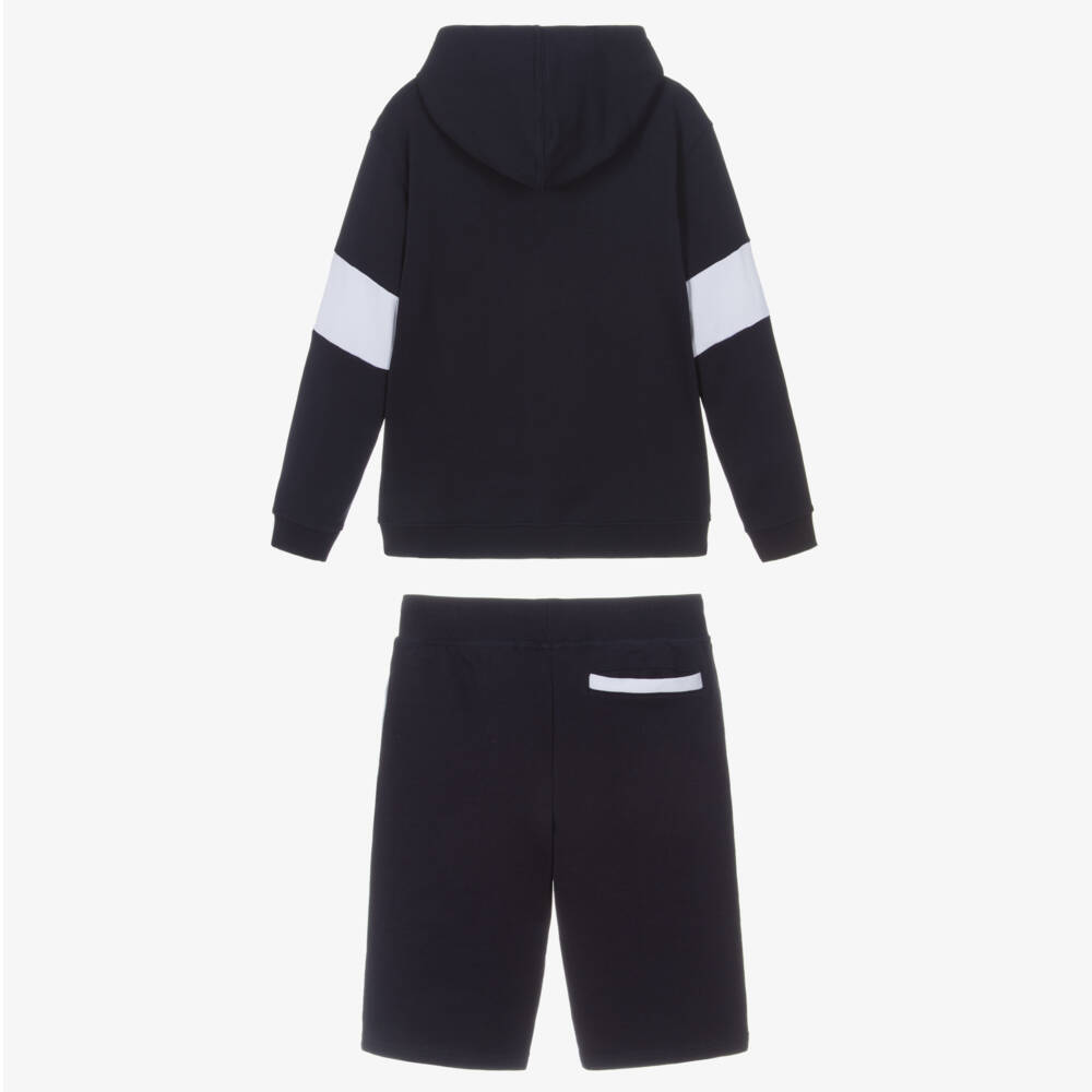 Guess-Boys Navy Cotton Active Set | Childrensalon Outlet
