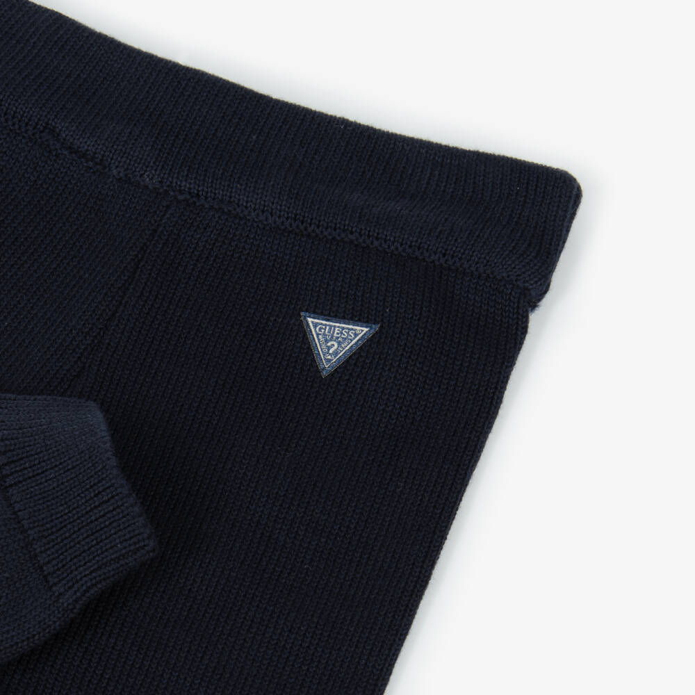 Guess-Boys Navy Cotton Jumper Set | Childrensalon Outlet