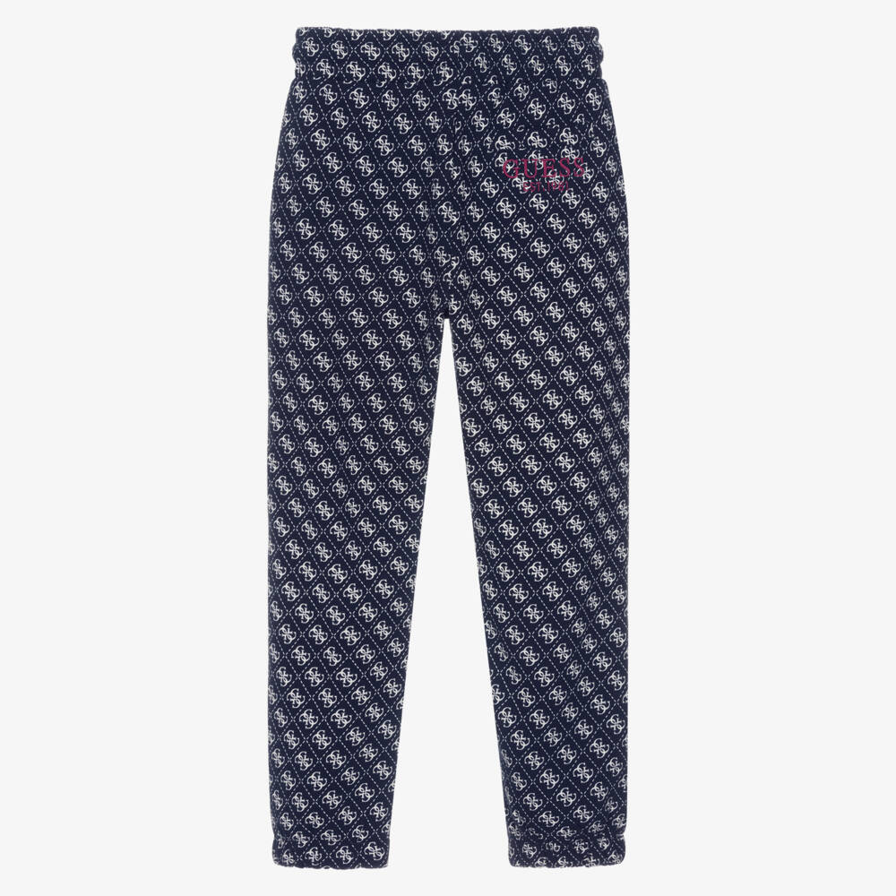 Guess-Boys Navy Logo Joggers | Childrensalon Outlet