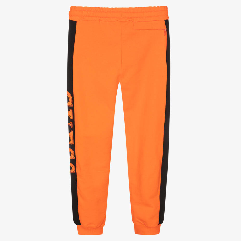 Jogging noir hotsell et orange