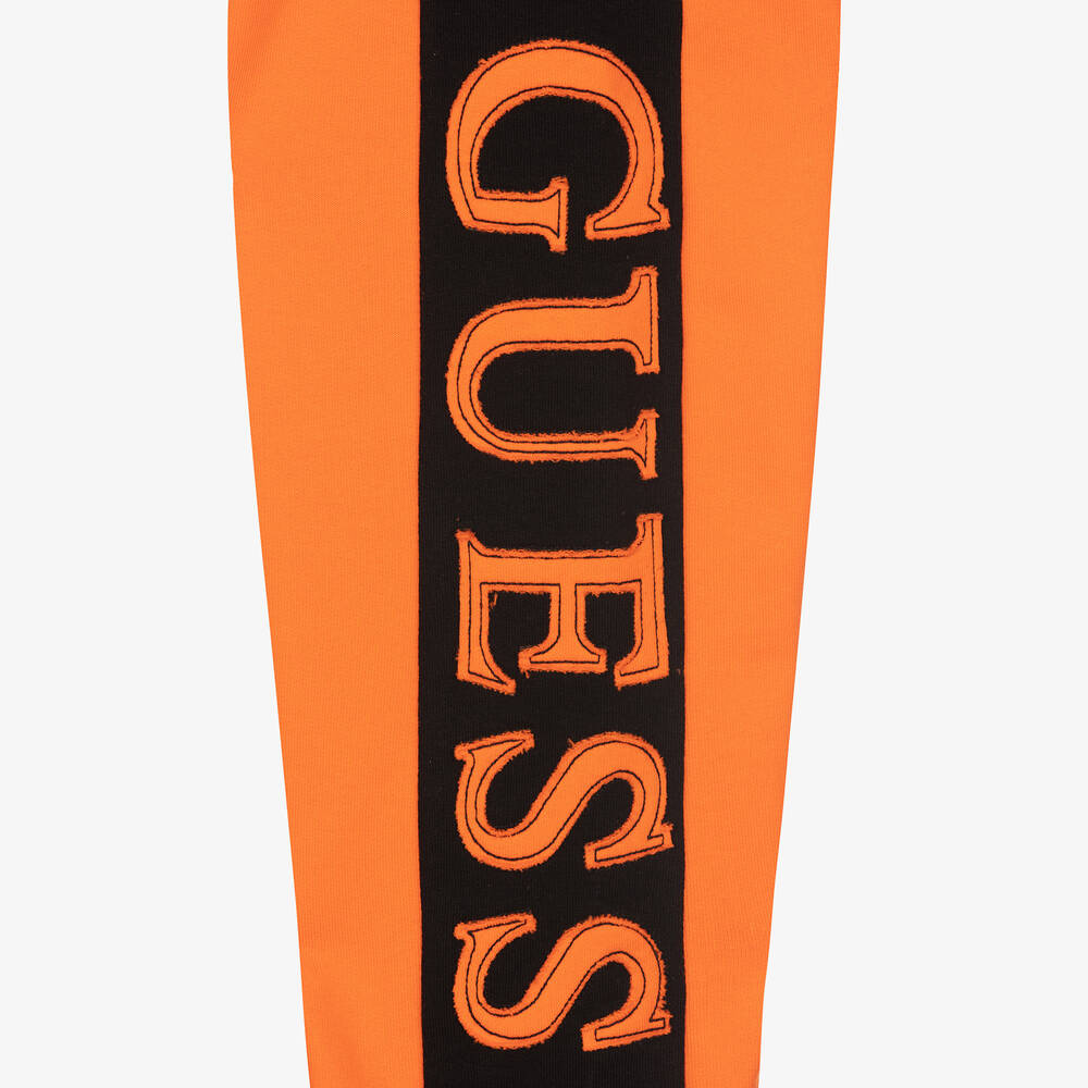 Guess-Оранжево-черные джоггеры | Childrensalon Outlet
