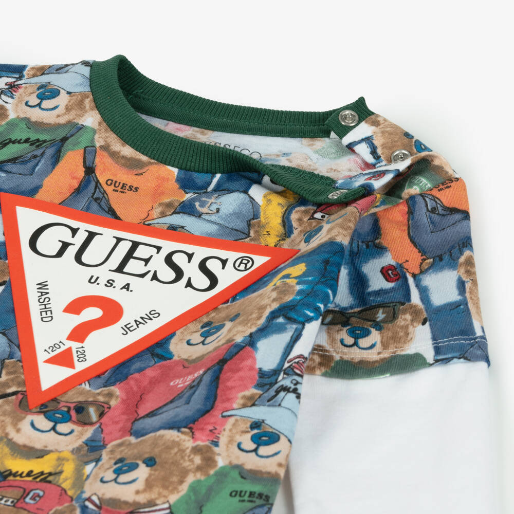 Guess-Boys Organic Green Comfort Set | Childrensalon Outlet