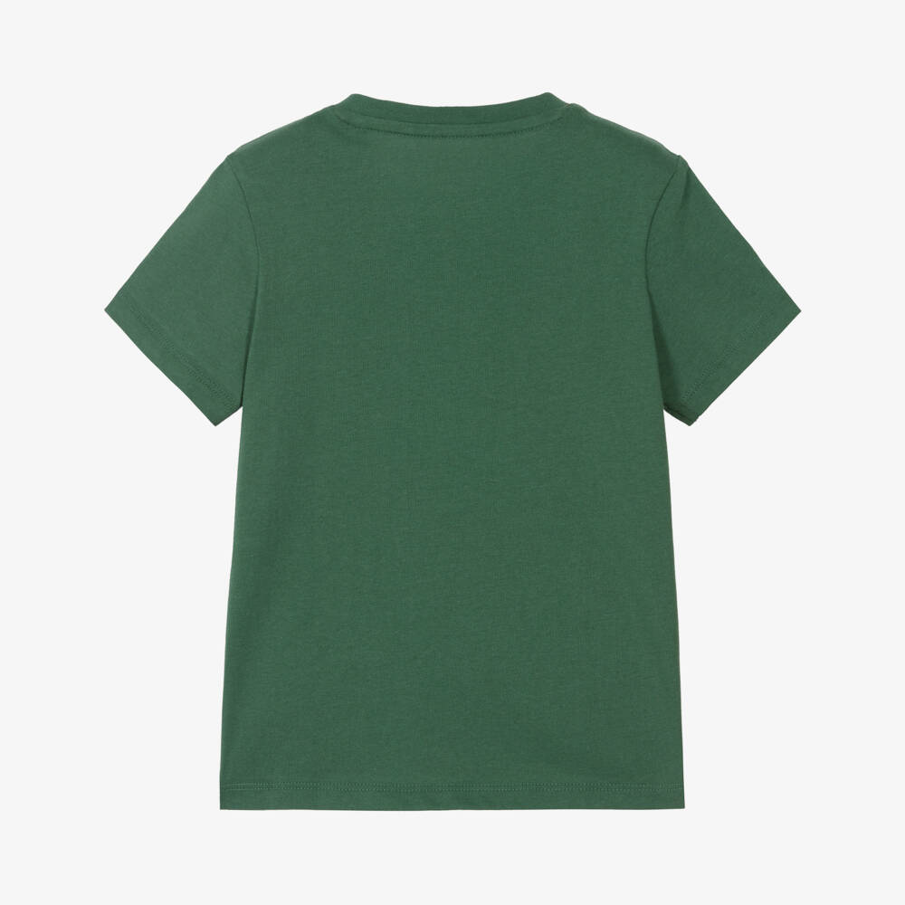 Guess-Boys Soft Cotton Green Tee | Childrensalon Outlet