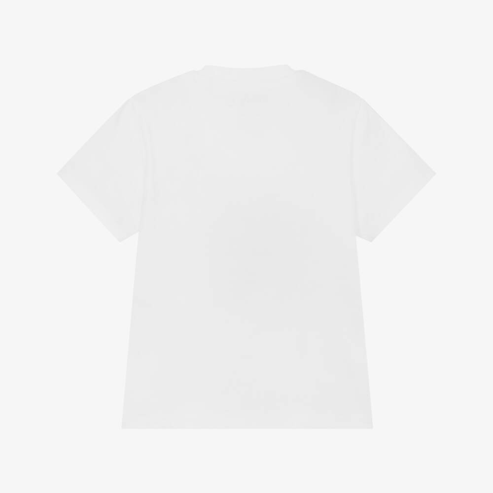 Guess-تي شيرت صيفي أبيض قطني للأولاد | Childrensalon Outlet