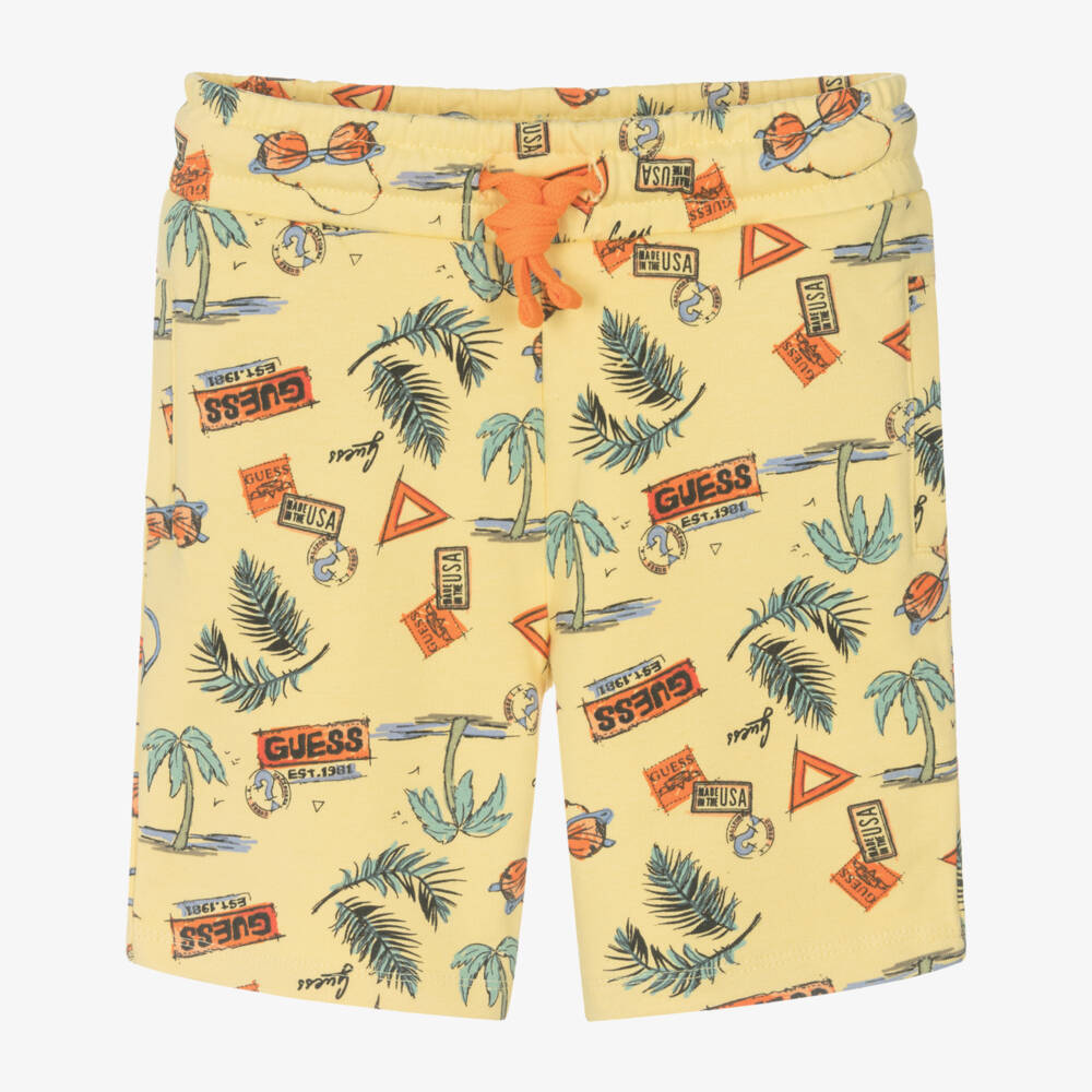 Guess-Boys Sunlit Cotton Shoreline Shorts | Childrensalon Outlet