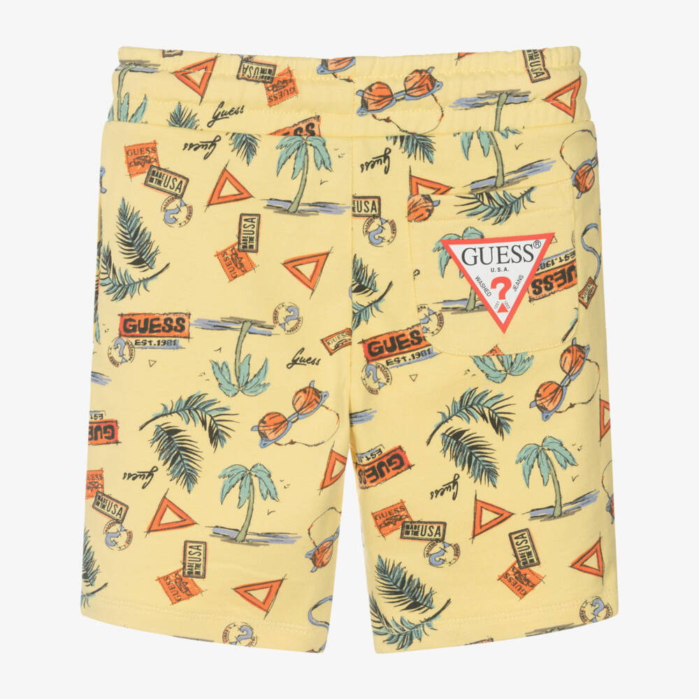 Guess-Boys Sunlit Cotton Shoreline Shorts | Childrensalon Outlet